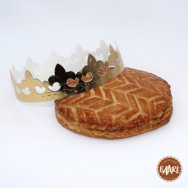 Galette des rois 4 personnes avec couronne