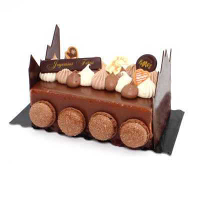 BÛCHE TROIS CHOCOLAT